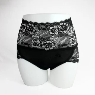 ショーツレースタイプ　ブラック
